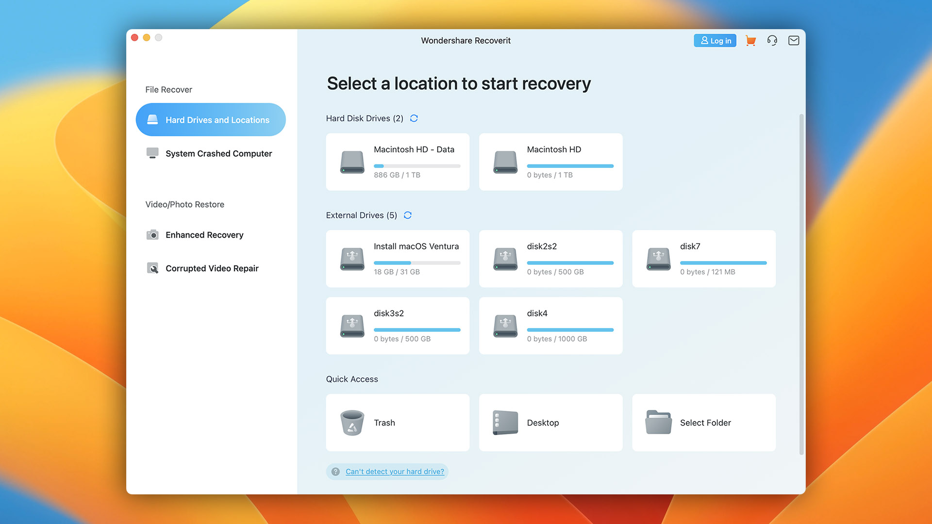 RecoverIT start scanning your sd card