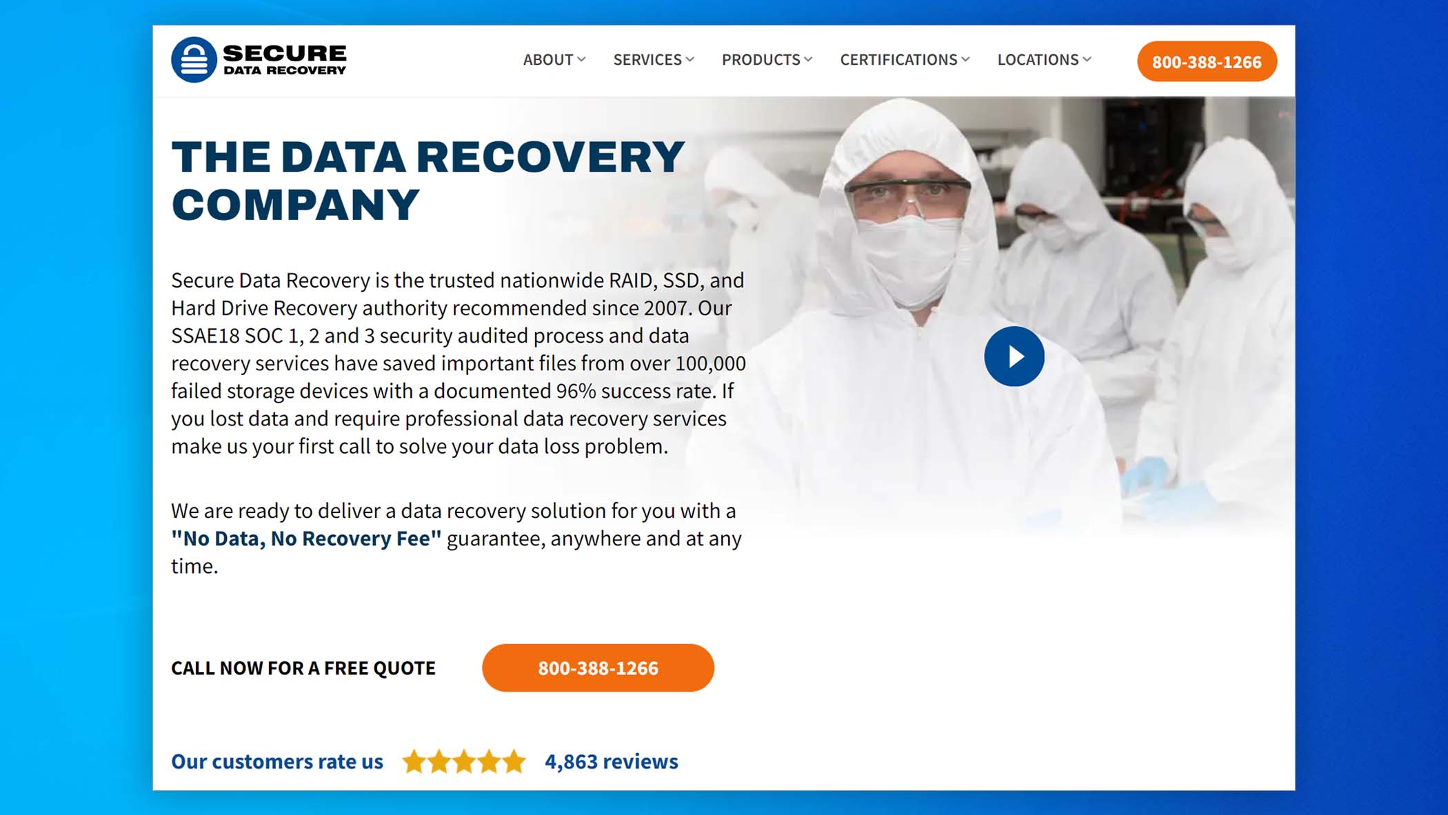 Secure Data Recovery