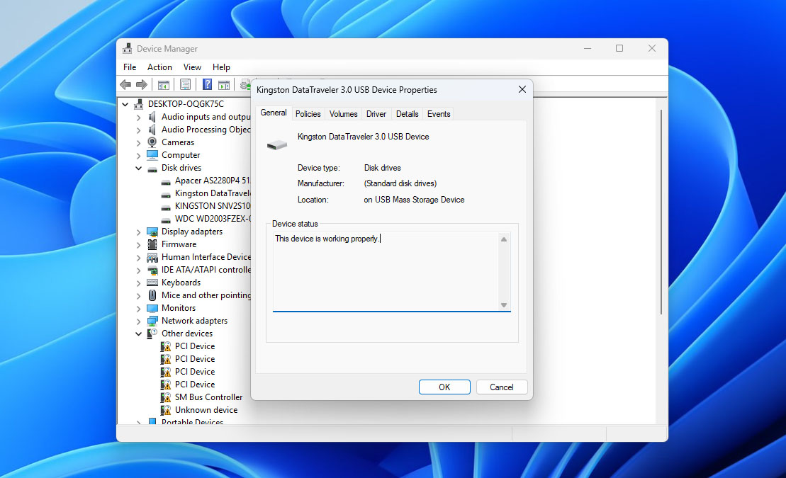 check drive error code