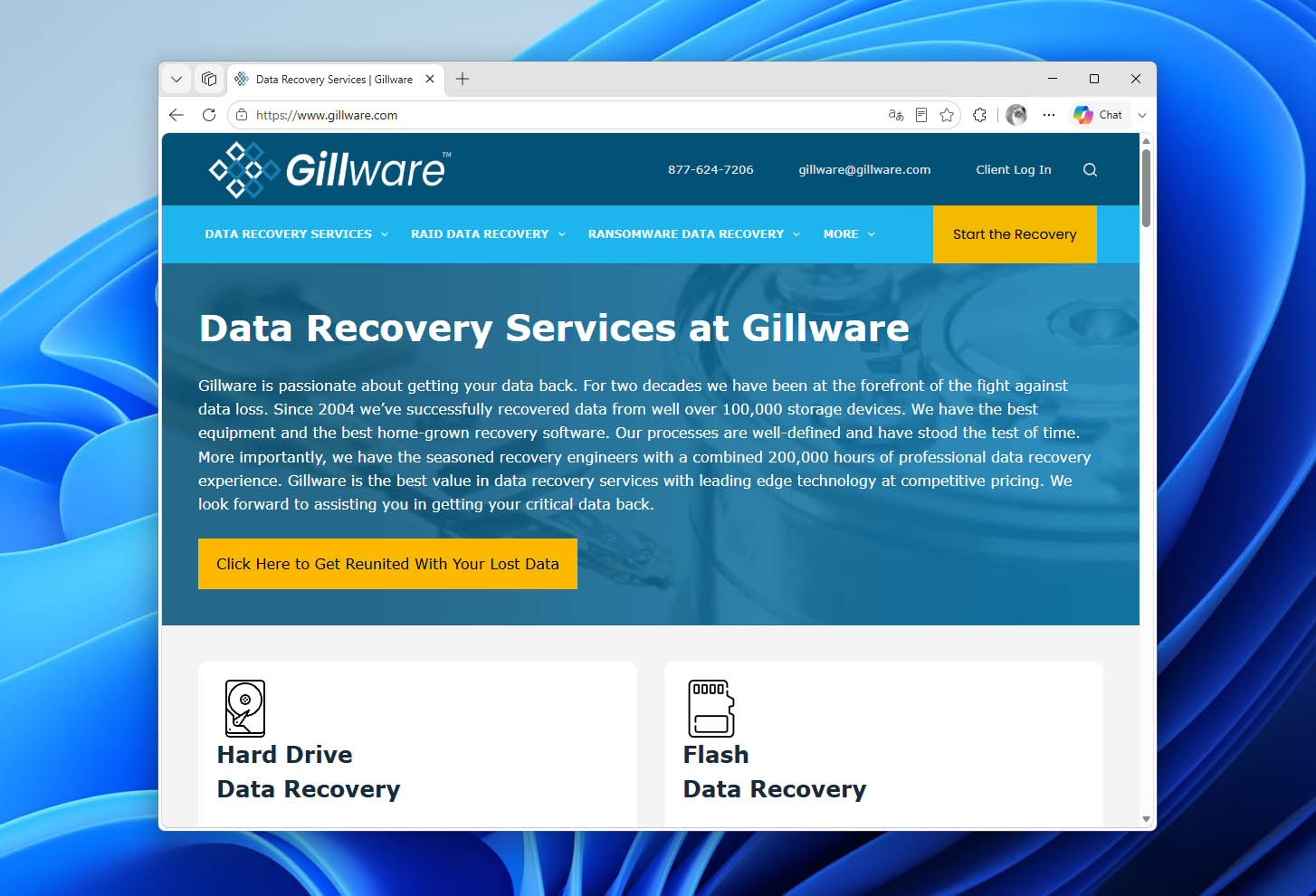 gilware data recovery service
