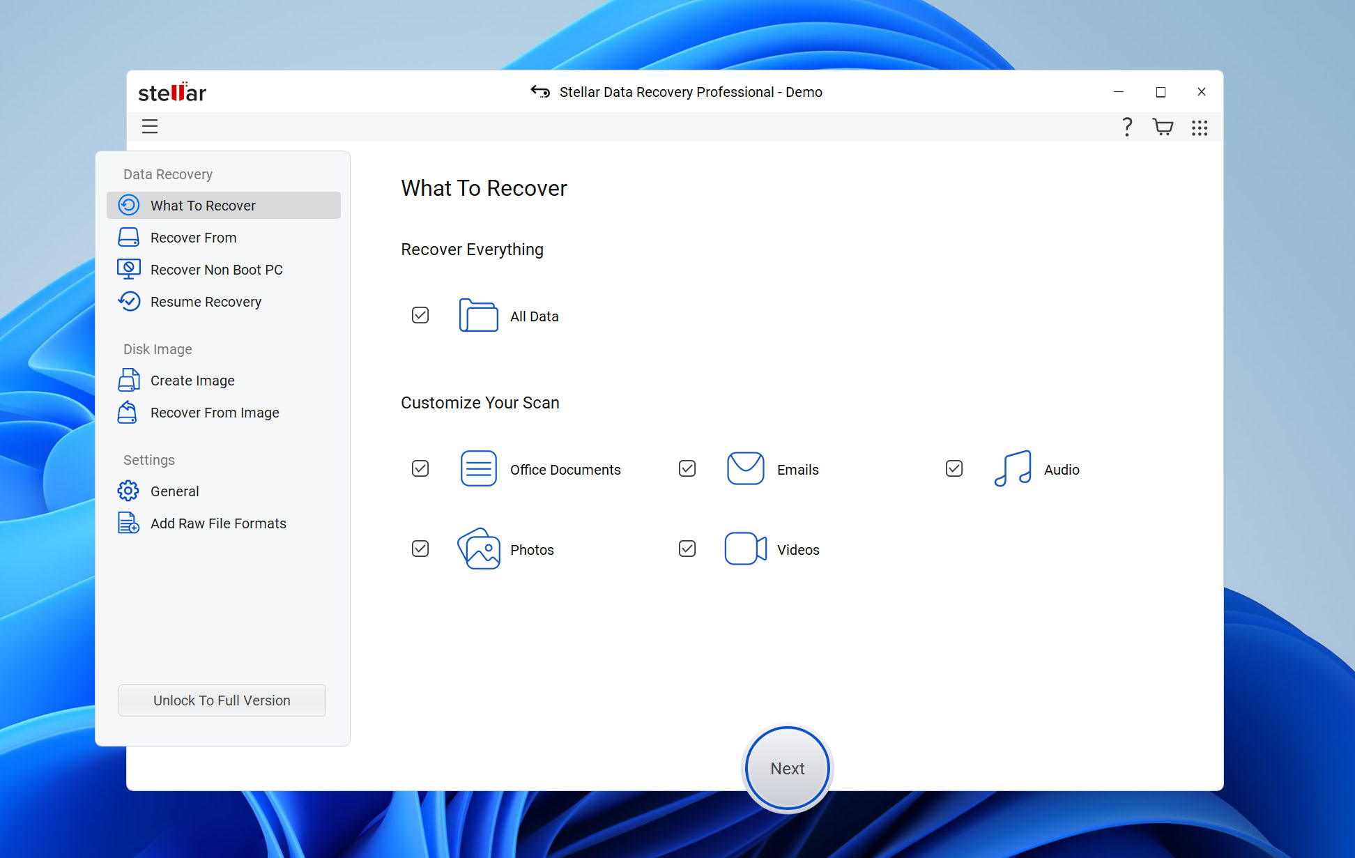 stellar data recovery